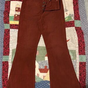 American Eagle Outfitters Burnt Orange Corduroy Pants